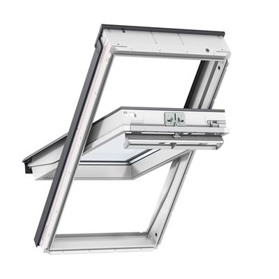 Picture of Velux Centre Pivot Roof White Polyurethane
55x98 Toughened Outer Pane CK04