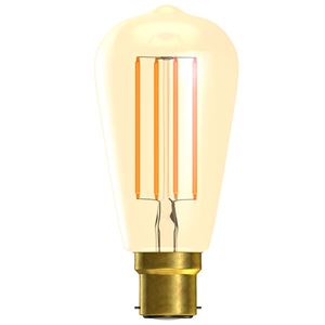 Picture of 4W LED VINTAGE SQUIRREL CAGE BC AMBER 2000K
DIMMABLE