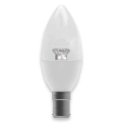 Picture of 4W SBC LED CLEAR CANDLE 2700K
DIMMABLE