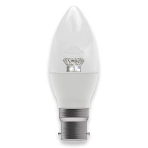 Picture of 4W BC LED CLEAR CANDLE 2700K
NON DIMMABLE