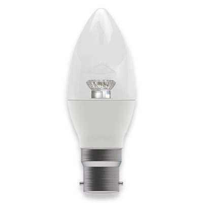 Picture of 4W BC LED CLEAR CANDLE 2700K
NON DIMMABLE