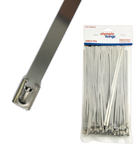 Picture of 080-185-015
300mm x 4.6mm stainless steel cable ties