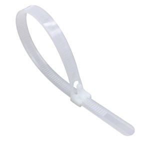 Picture of 140mm x 3.6mm Cable Ties White pk100