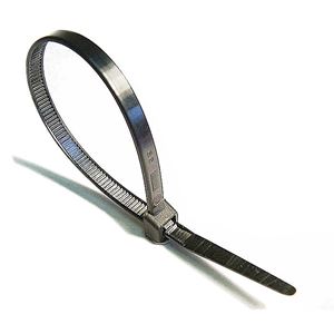 Picture of 200mm x 4.8mm Cable Ties Black pk100
