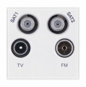 Picture of TV/FM/SAT QUADPLEXER MODULE
White Plastic Euro Module