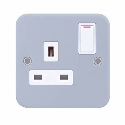 Picture of 1 gang switched socket
MC921  metalclad