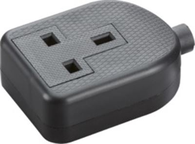 Picture of SN2013B    1gang Trailing Socket Black