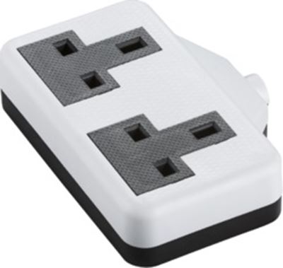 Picture of 2gang Trailing Socket White
PL0946903