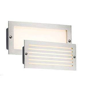 Picture of BRICK LIGHT BRUSHED STEEL WHITE LED
LED 5W WHITE LOUVRE /PLAIN FASCIA