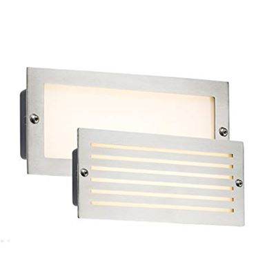 Picture of BRICK LIGHT BRUSHED STEEL WHITE LED
LED 5W WHITE LOUVRE /PLAIN FASCIA