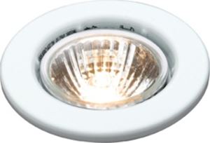 Picture of DGZ10W  MAINS GU10 Steel Ring Downlight WHITE
CP retaining ring; single clip fix