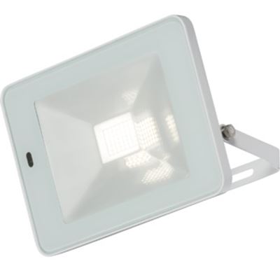 Picture of 20W LED FLOOD LIGHT WHITE C/W BUILT IN MICROWAVE SENSOR 180DEG
H:147MM W:210MM  P:37MM
KNIGHTSBRIDGE