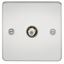 Picture of 1 GANG SATELLITE   FLAT PLATE
POLISHED CHROME