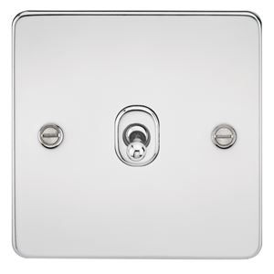 Picture of 1GANG 2WAY  TOGGLE SWITCH  FLAT PLATE
POLISHED CHROME