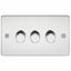Picture of 3GANG 2WAY  DIMMER FLAT PLATE
10-200W/LED 5-150W POLISHED CHROME