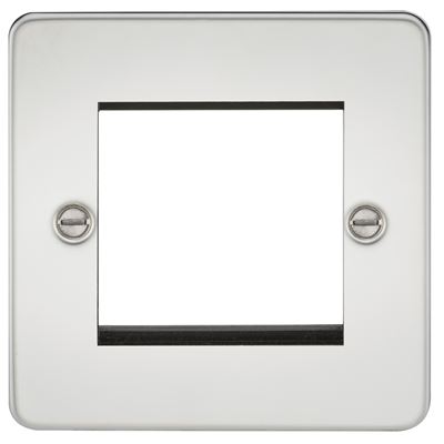 Picture of 2 GANG EURO MODULAR GRID PLATE
2 GANG POLISHED CHROME