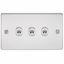 Picture of 3GANG 2WAY  TOGGLE SWITCH  FLAT PLATE
POLISHED CHROME