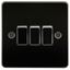 Picture of 3GANG 2WAY  SWITCH  FLAT PLATE
GUNMETAL