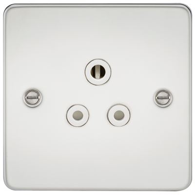 Picture of 5 AMP SOCKET FLAT PLATE
WHITE INSERT POLISHED CHROME