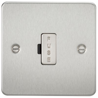 Picture of UNSWITCHED SPUR  FLAT PLATE
BRUSHED CHROME