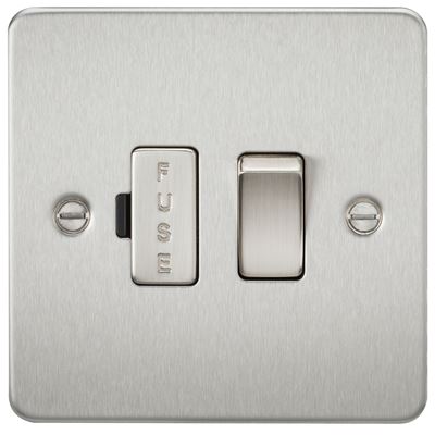 Picture of SWITCHED FUSED SPUR PLATE
BRUSHED CHROME