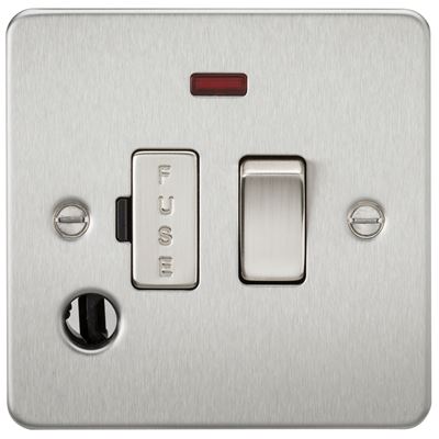 Picture of SWITCHED FUSED SPUR PLATE c/w flex outlet
BRUSHED CHROME