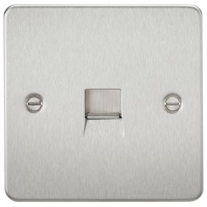 Picture of 1 GANG BT SLAVE  FLAT PLATE
BRUSHED CHROME