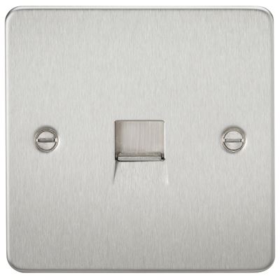 Picture of 1 GANG BT SLAVE  FLAT PLATE
BRUSHED CHROME