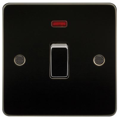 Picture of 20A DP  SWITCH  C/W NEON FLAT PLATE
GUNMETAL