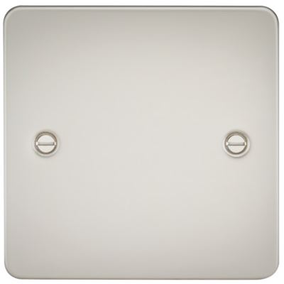 Picture of 1 GANG BLANK PLATE  FLAT PLATE
PEARL