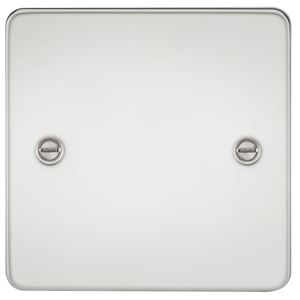Picture of 1 GANG BLANK PLATE  FLAT PLATE
POLISHED CHROME