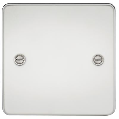 Picture of 1 GANG BLANK PLATE  FLAT PLATE
POLISHED CHROME