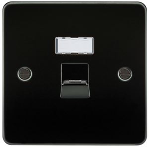 Picture of RJ45 SOCKET  FLAT PLATE
GUNMETAL
