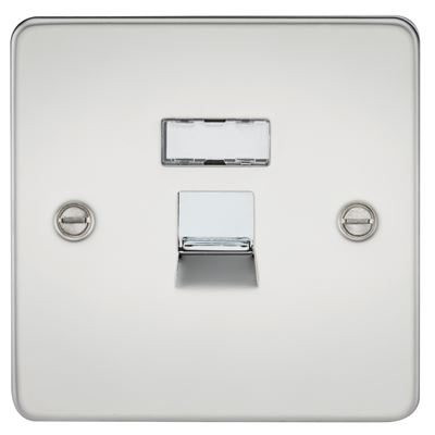 Picture of RJ45 SOCKET  FLAT PLATE
POLISHED CHROME