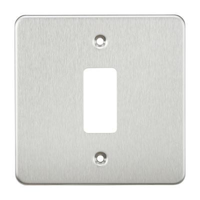 Picture of 1 GANG GRID PLATE
1 GANG SWITCH PLATE  BRUSHED CHROME