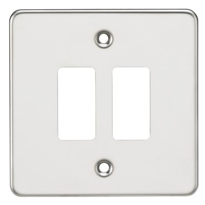 Picture of 2 GANG GRID PLATE
2 GANG SWITCH PLATE  POLISHED CHROME
