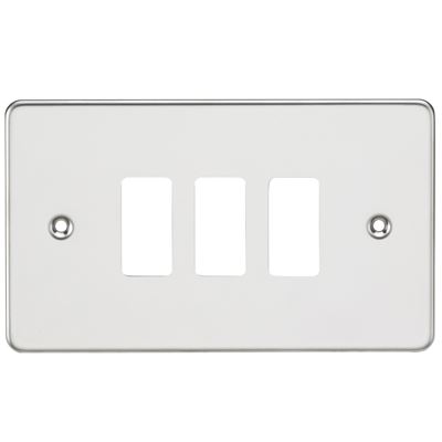 Picture of 3 GANG GRID PLATE
3 GANG SWITCH PLATE  POLISHED CHROME