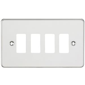 Picture of 4 GANG GRID PLATE
4 GANG SWITCH PLATE  POLISHED CHROME