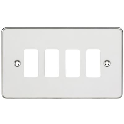Picture of 4 GANG GRID PLATE
4 GANG SWITCH PLATE  POLISHED CHROME