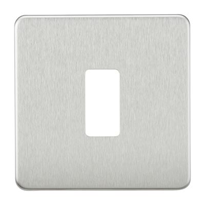 Picture of 1 GANG BRUSHED CHROME GRID PLATE
KNIGHTSBRIDGE