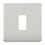 Picture of 1 GANG BRUSHED CHROME GRID PLATE
KNIGHTSBRIDGE