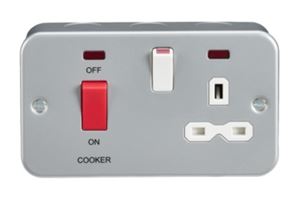 Picture of 45a COOKER UNIT C/W SOCKETMC970  METALCLAD