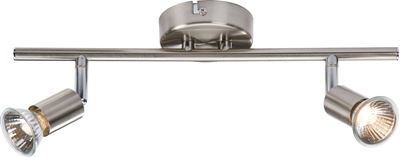 Picture of 2 SPOT TRACK GU10 BRUSHED CHROME
GU10 LAMP LED COMPATIBLE