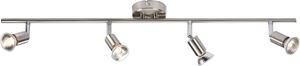 Picture of 4 SPOT TRACK GU10 BRUSHED CHROME
GU10 LAMP LED COMPATIBLE
