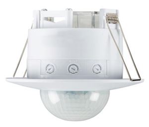 Picture of 360 degree FLUSH Mount Ceiling PIR IP20
MAX LOAD 2000W INCANDESCENT/ 1000W LED
