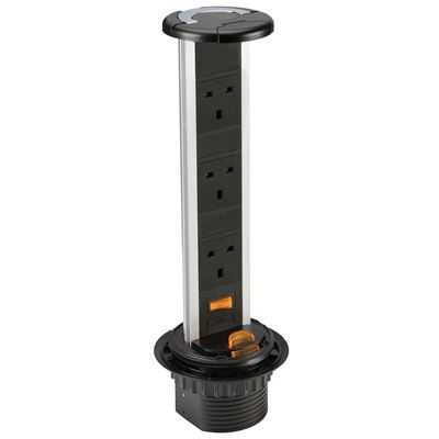 Picture of SK006
POP UP SOCKET IP54 3 X 13A DUAL USB CHARGER
BLACK INSERT