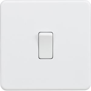 Picture of 1 GANG INTERMEDIATE  SCREWLESS FLAT PLATE
MATT WHITE