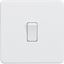 Picture of 1 GANG INTERMEDIATE  SCREWLESS FLAT PLATE
MATT WHITE