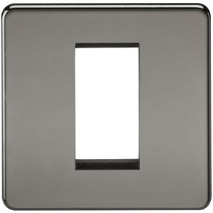 Picture of 1 GANG EURO MODULAR GRID PLATE
1 GANG BLACK NICKEL