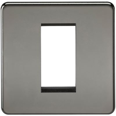 Picture of 1 GANG EURO MODULAR GRID PLATE
1 GANG BLACK NICKEL